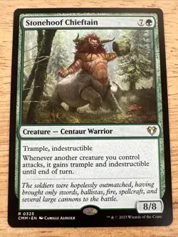 Stonehoof Chieftain NM, English MTG Commander Masters - Image 1