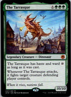 The Tarrasque M Adventures in the Forgotten Realms AFR 207 NM Normal - Image 1