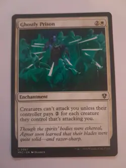 Ghostly Prison NM Murders at Karlov Manor Commander MTG MAGIC THE GATHERING - Image 1