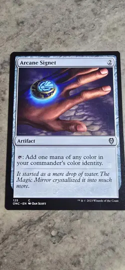 Arcane Signet Commander: Phyrexia: All Will Be One Regular Artifact MTG NM - Image 1