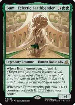 Bumi, Eclectic Earthbender Avatar: The Last Airbender Foil Rare - Image 1