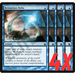 MTG Retraction Helix (Born of the Gods) 49/165 (NEAR MINT) (4X) - Image 1