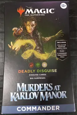Murders at Karlov Manor Commander Deck - Deadly Disguise MTG Brand New Sealed - Image 1