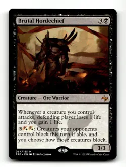 Brutal Hordechief Fate Reforged #64 Mythic - Image 1