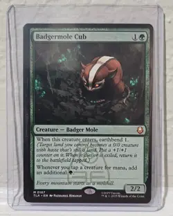 Badgermole Cub MTG Magic The Gathering Avatar (0167) NM Mythic Regular Non Foil - Image 1