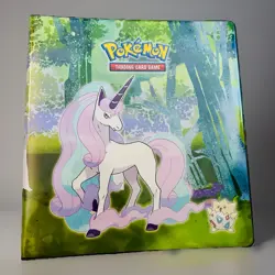 POKEMON CARD 3 RING BINDER FAIRY TYPE (RAPIDASH ETC.) BRAND NEW NEVER USED - Image 1