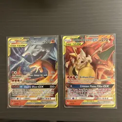 Pokemon TCG Charizard & Braiden GX + Charizard & Reshiram GX - Image 1