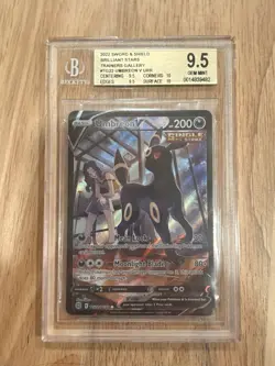 Pokemon TCG Umbreon v TG22/TG30 Swsh09 Trainer Gallery Brilliant Stars, BGS 9.5 - Image 1
