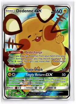 Pokemon TCG Dedenne GX Pokemon Trainer's Toolkit 195a/214 Holo Promo - Image 1