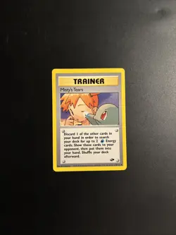 Pokemon 1999 Vintage TCG Trainer Misty's Tears #110/132 Gym Challenge NM - Image 1