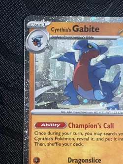 Pokemon TCG *2.5 SWIRL* Cynthia's Gabite 103/182 Destined Rivals Cosmos Holo- NM - Image 4