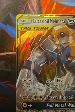 Lucario & Melmetal GX 120/214 Sun & Moon Unbroken Bonds Pokemon TCG NM-/LP+ ?? - Image 2
