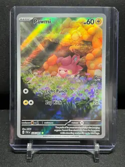 Pawmi 226/091 IR Illustration Rare Holo Pokemon 2024 Paldean Fates NM - Image 1