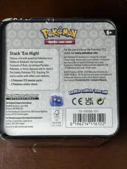 Pokemon Mysterious Paradox Stacking Tin - Factory Sealed! New! - Image 5