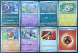 Pokemon TCG Mega Evolution Phantasmal Flames Booster Pack Lot of 4 Opened Packs+ - Image 3
