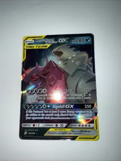 Pokemon TCG Holo Ultra Rare Tag Team GX Mega Sableye and Tyranitar GX - Image 1