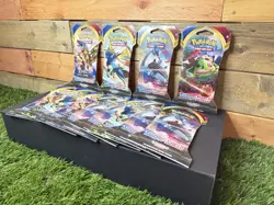 Pokemon Sword and Shield Sleeved Booster Pack Lot of 12 Includes 1 Full Art Set - Image 2
