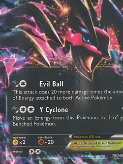 Pokemon: XY Base Set - Yveltal EX 79/146 - Image 4
