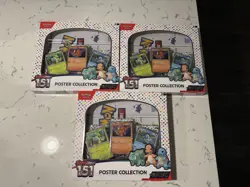 Lot Of 3x Pokemon TCG Scarlet & Violet 151 Poster Collection Boxes Sealed - Image 1