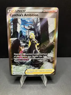 Pokemon TCG Cynthia's Ambition GG60/GG70 Crown Zenith: Galarian Gallery Holo - Image 1