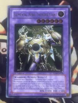 Yugioh: Elemental Hero Thunder Giant - TLM-EN036 - Ultimate Rare 1st Edition NM - Image 1
