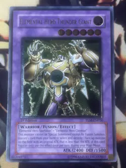 Yugioh: Elemental Hero Thunder Giant - TLM-EN036 - Ultimate Rare 1st Edition NM - Image 3