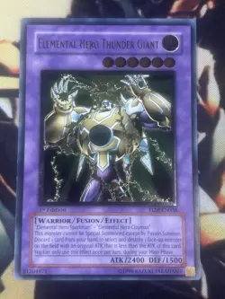 Yugioh: Elemental Hero Thunder Giant - TLM-EN036 - Ultimate Rare 1st Edition NM - Image 4