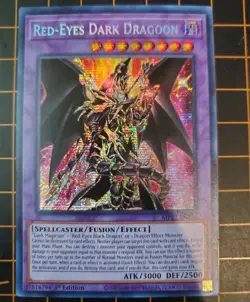 RED-EYES DARK DRAGOON MP22-EN264 Prismatic Secret Rare YuGiOh NM With Top Loader - Image 1