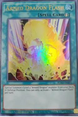 Yugioh! Armed Dragon Flash - BLVO-ENSP1 - Ultra Rare - Limited Edition Near Mint - Image 1