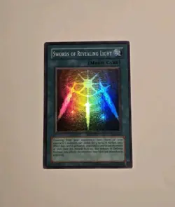 Yugioh Swords of Revealing Light LOB-101 Super Rare LP - Image 1