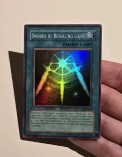 Yugioh Swords of Revealing Light LOB-101 Super Rare LP - Image 3