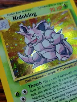 1999-2000 Pokemon Nidoking Holo Base Set 2 Card 11/130 Rare 2nd Edition - LP - Image 3