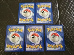 1ST EDITION Fossil Set 1999 - QTY-(5) EKANS Pokemon Card #46/62: Never Played - Image 2