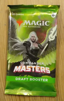 Magic The Gathering Commander Masters 20-Card Draft Booster Pack - Image 1