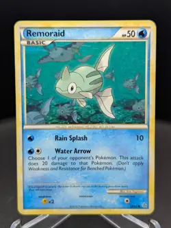 Pokemon Card HS Unleashed Single Card Common Remoraid 59/95 2010 LP - Image 1