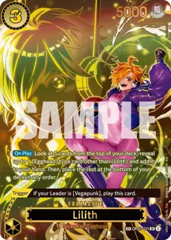 Lilith - OP07-111 (SP) OP07-111 English SR Carrying On His Will One Piece Card - Image 1