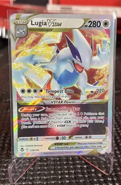 Lugia VSTAR 139/195 - SWSH: Silver Tempest Ultra Rare - Pokemon TCG Card - NM - Image 1