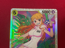 One Piece Card Game TCG OP08-106 SR Nami Bandai Made in Japan Anime - Image 3