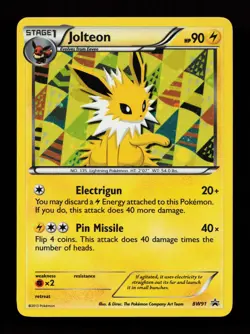Jolteon BW91 Promo Black and White Promos Pokemon Card - Image 1