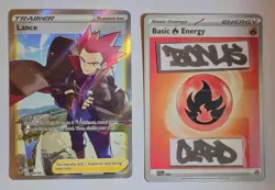 Lance 192/195 Full Art Sword & Shield - Silver Tempest Pokemon TCG & Bonus Card - Image 1
