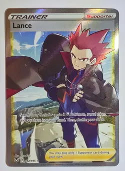 Lance 192/195 Full Art Sword & Shield - Silver Tempest Pokemon TCG & Bonus Card - Image 2