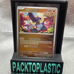 Great Tusk Pokemon Card 055/131 Prismatic Evolutions Masterball P2 - Image 1