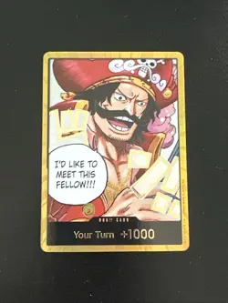 One Piece Gol.D.Roger GOLD DON!! Card (OP-13) English - Image 1