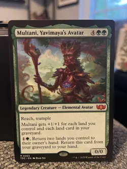 Multani Yavimaya's Avatar NM/M Tarkir Dragonstorm Commander MTG Magic Card - Image 1