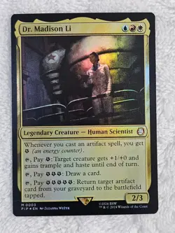 MTG Dr. Madison Li FOIL #3 Universes Beyond: Fallout Card Mythic NM - Image 2