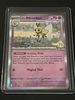 Lillie's Ribombee - 183 (Prerelease) 183 Sv: Scarlet & Violet Promo Cards Holo - Image 1