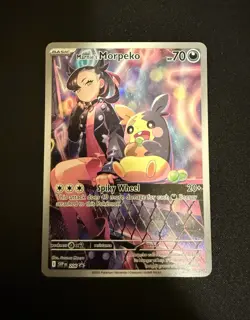 Marnie’s Morpeko 206 Sv: Scarlet & Violet Promo Cards Holo - Image 1