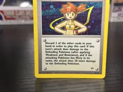 Misty #18/132 - Gym Heroes - Holo Trainer Pokemon Card - Vintage WOTC - Image 3