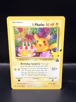 Pokemon TCG Birthday Pikachu Celebrations Classic Collection Promo Card #24 - Image 1