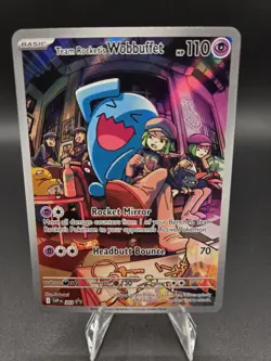 Team Rocket's Wobbuffet 203 Sv: Scarlet & Violet Promo Cards Holo - Image 1